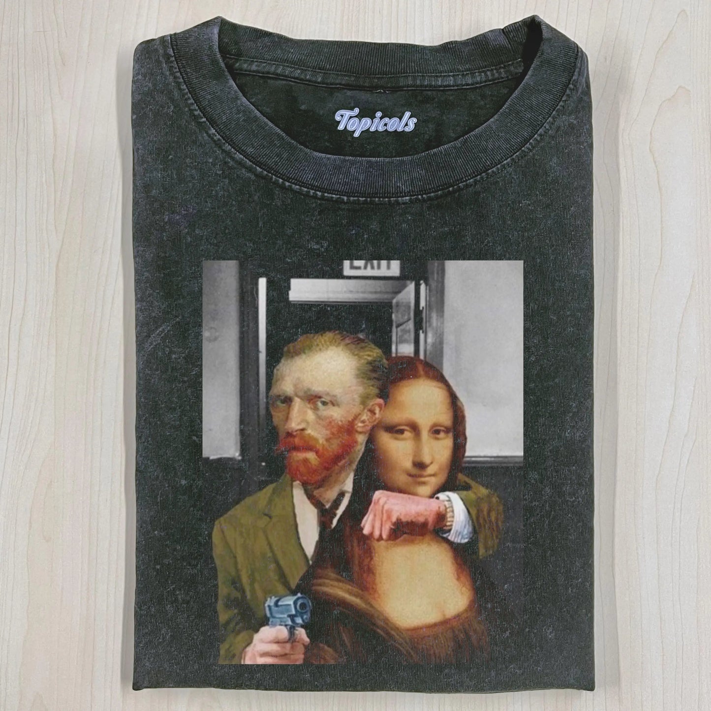 MONA LISA VAN GOGH HOSTAGE T-SHIRT