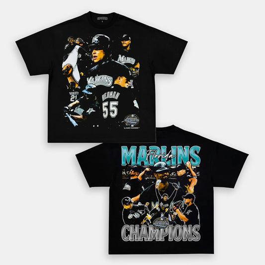 2003 WORLD SERIES CHAMPS  MARLINS TEE  [DS]