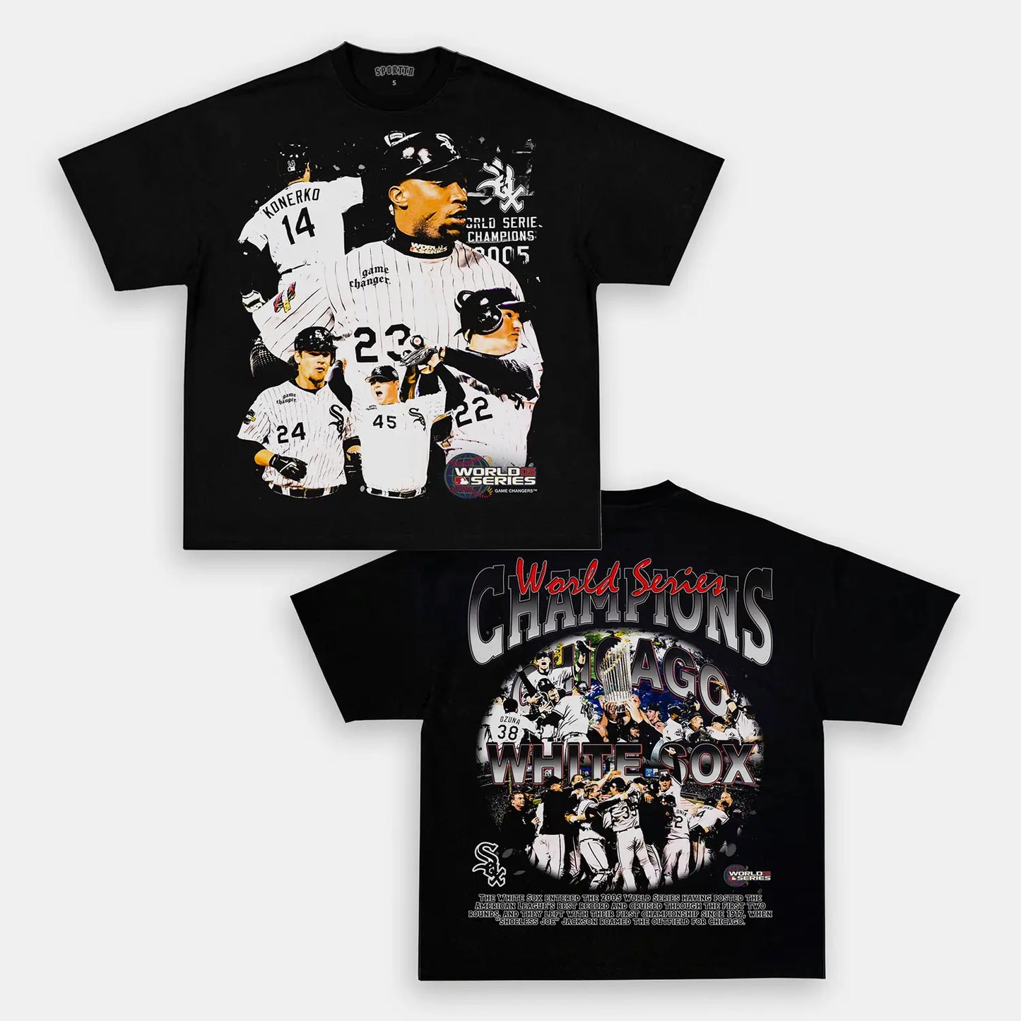 2005 WORLD SERIES CHAMPS - WHITE SOX TEE