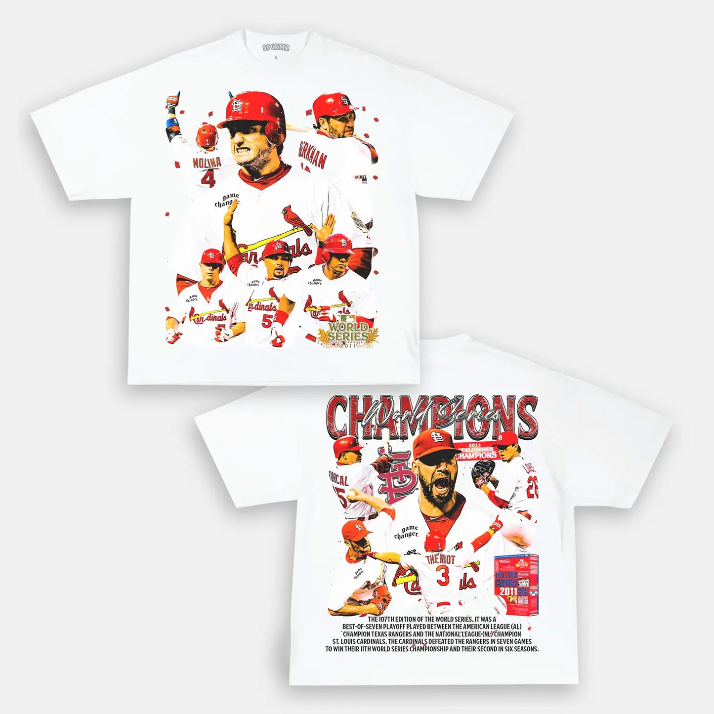 2011 WORLD SERIES CHAMPS - CARDINALS TEE - [DS]