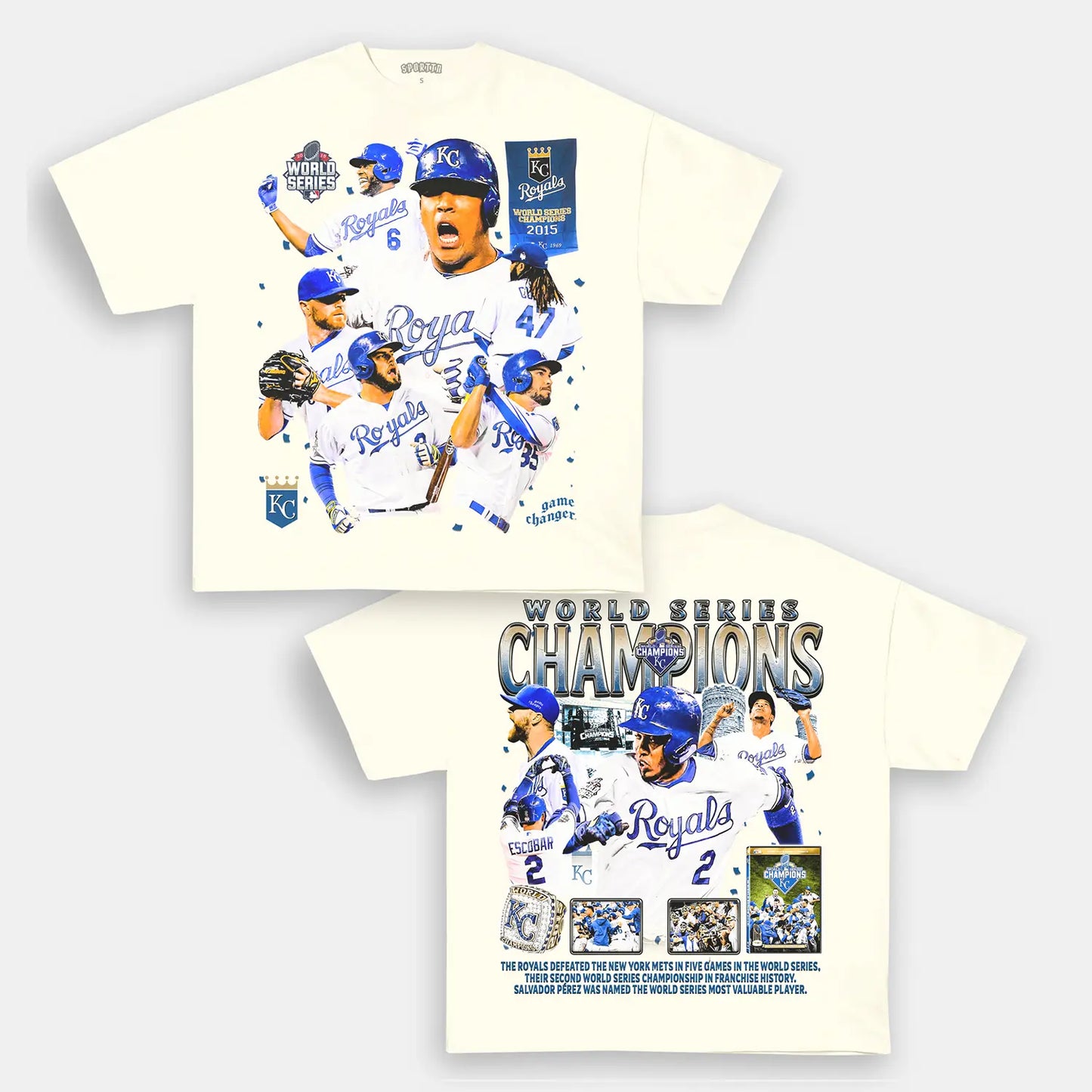 2015 WORLD SERIES CHAMPS - ROYALS TEE - [DS]