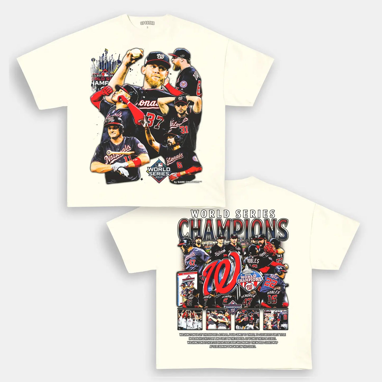 2019 WORLD SERIES CHAMPS - NATIONALS TEE - [DS]