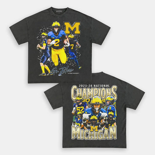 2023-24 NATIONAL CHAMPS - MICHIGAN TEE