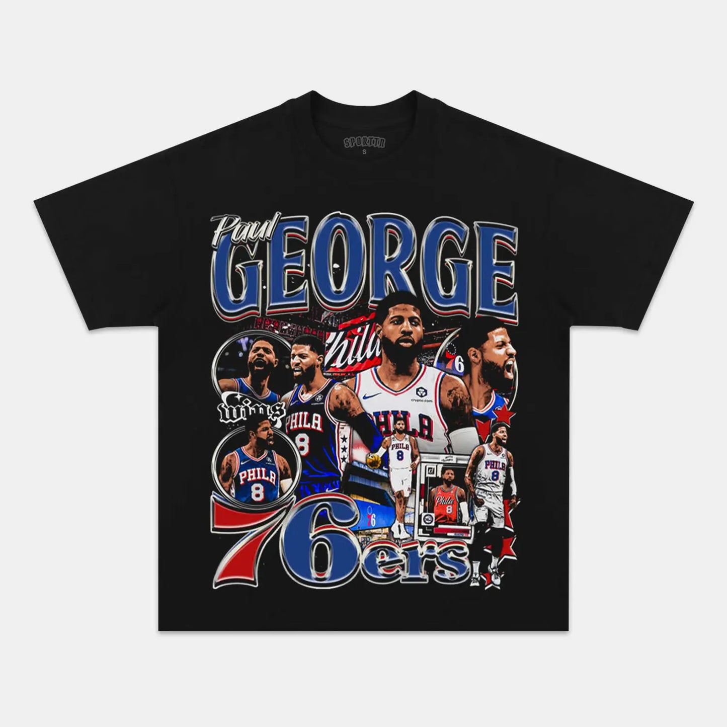 PAULGEORGE-SIXERS TEE