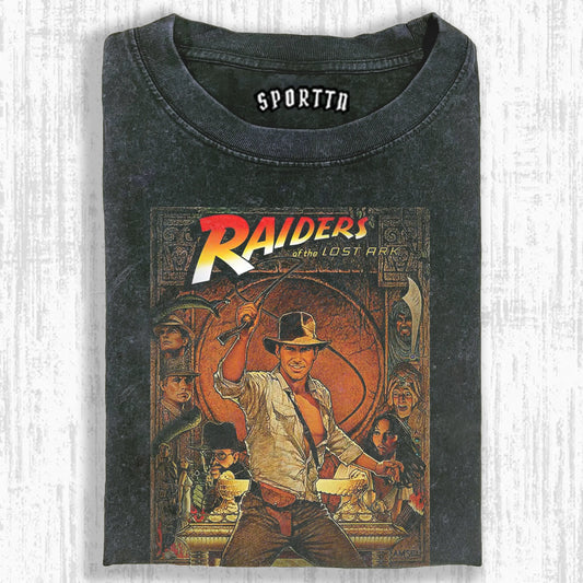 WASHED COTTON INDIANA JONES T-SHIRT