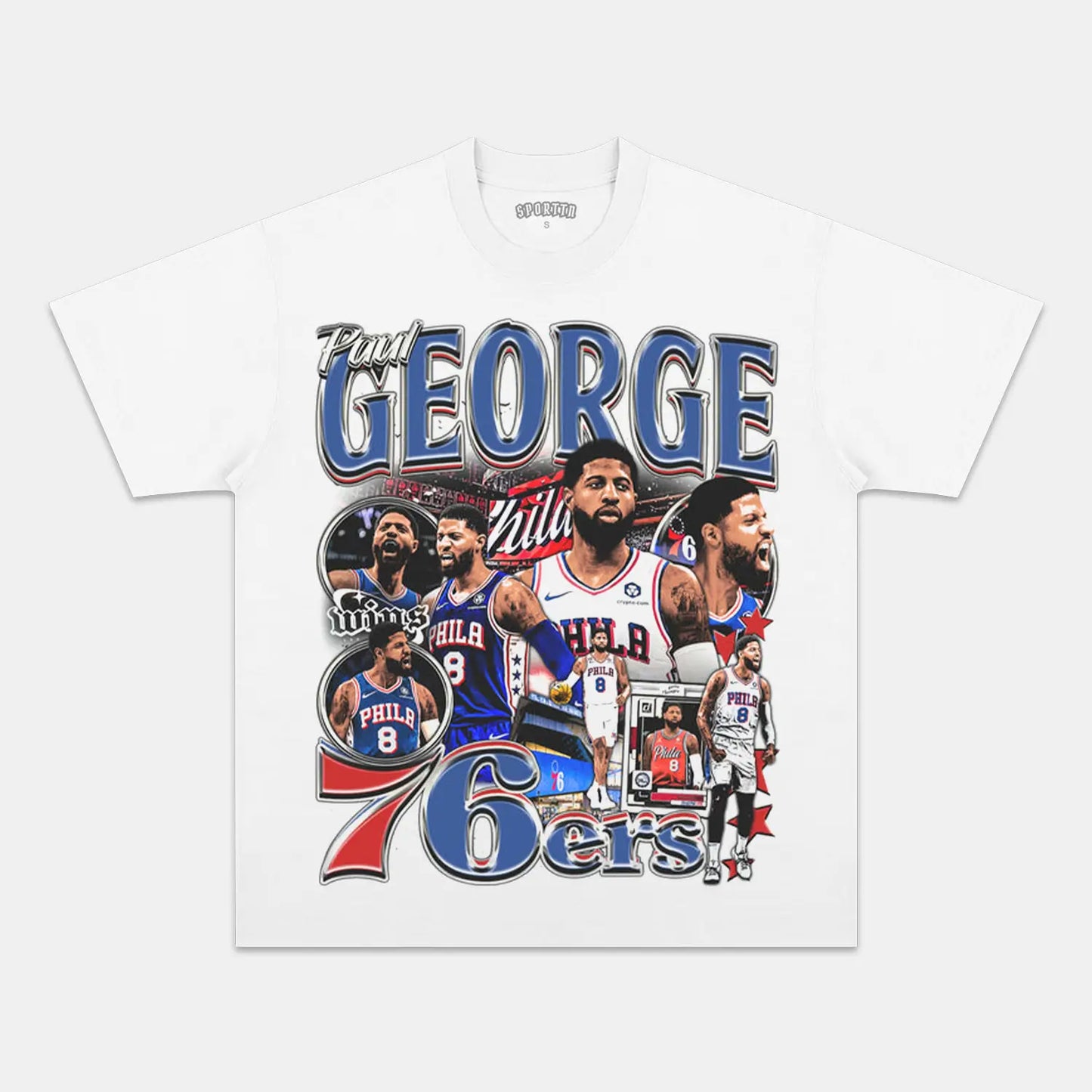 PAULGEORGE-SIXERS TEE