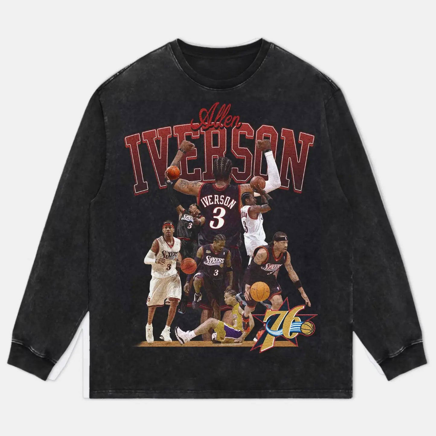 AI& ALLEN IVERSON& ANSWER LONG SLEEVE TEE 1