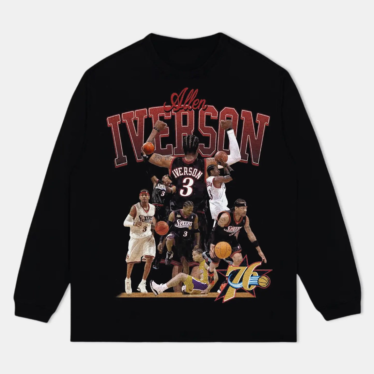 AI& ALLEN IVERSON& ANSWER LONG SLEEVE TEE 1