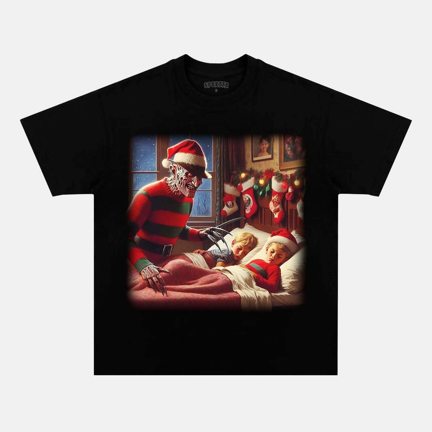 RETRO QUIRKY CHRISTMAS TEE