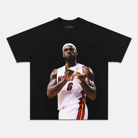 LEBRON JAMES TEE DURING THE MIAMI HEAT PERIOD