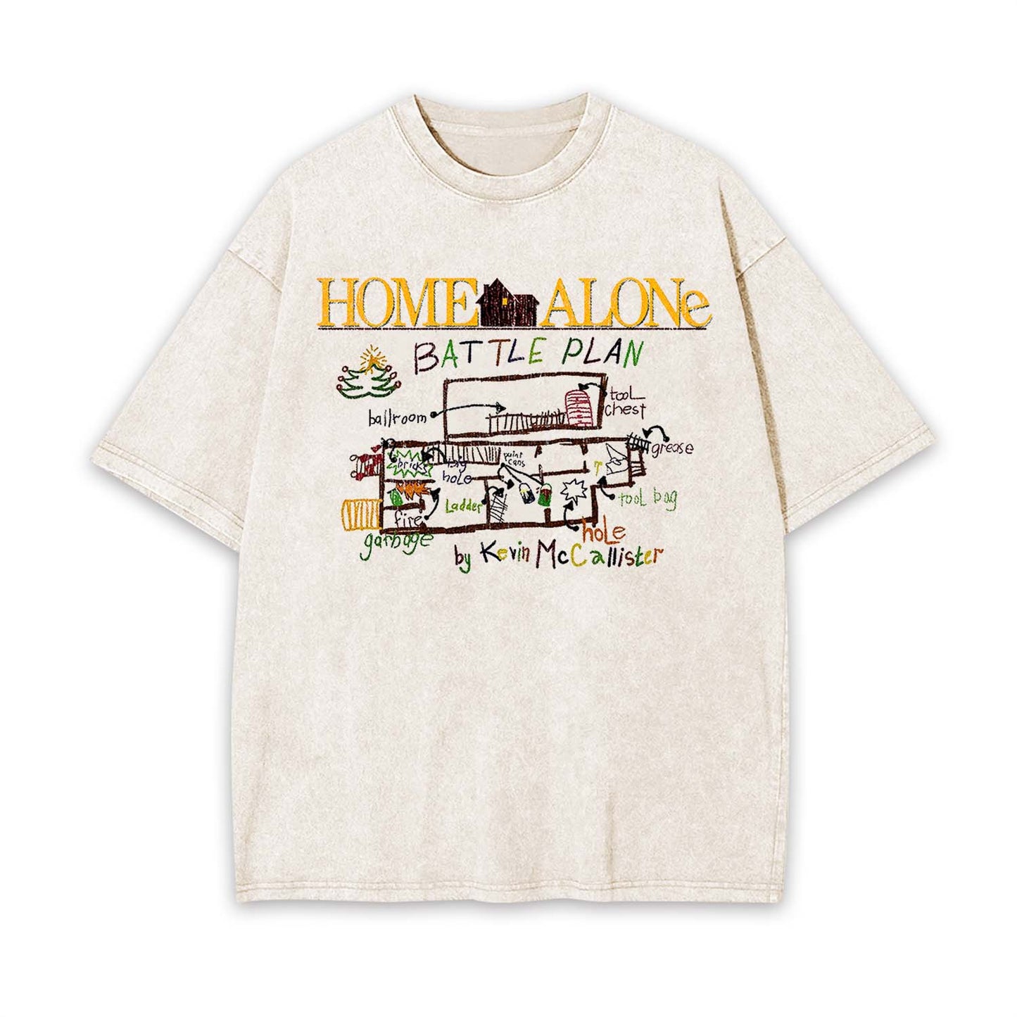 HOME ALONE KEVIN'S BATTLE PLAN PROMO T-SHIRT