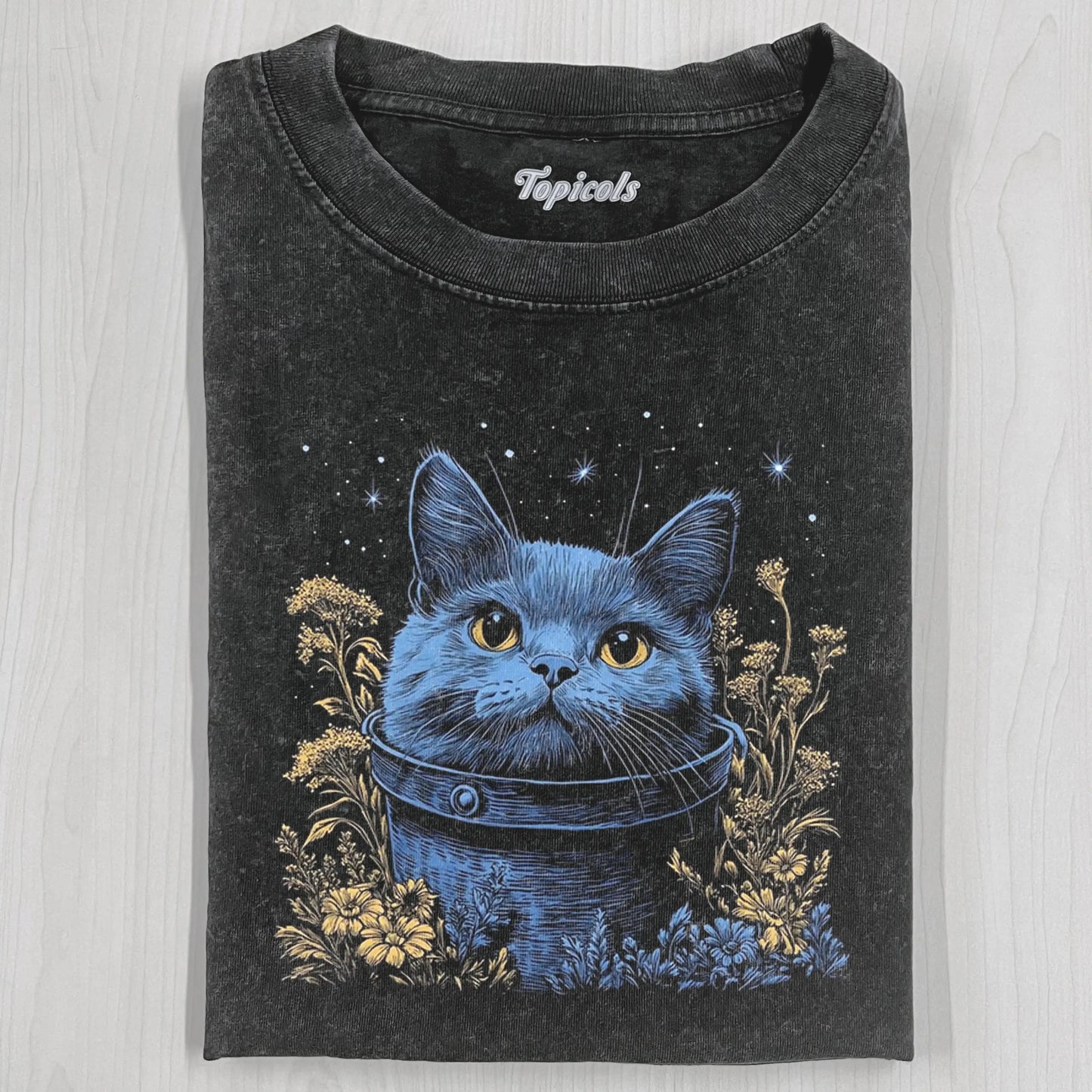 BLUE CAT TEE