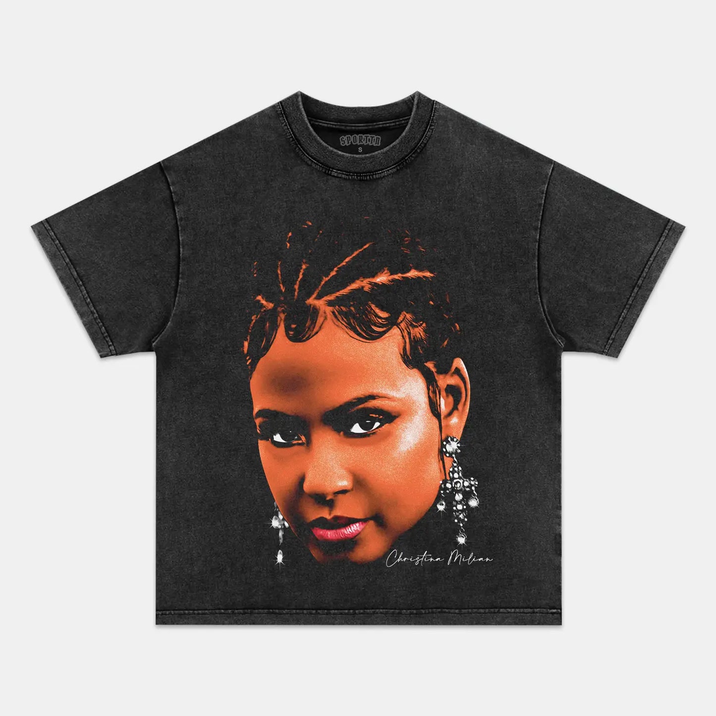 BIG FACE CHRISTINA MILIAN  2 TEE