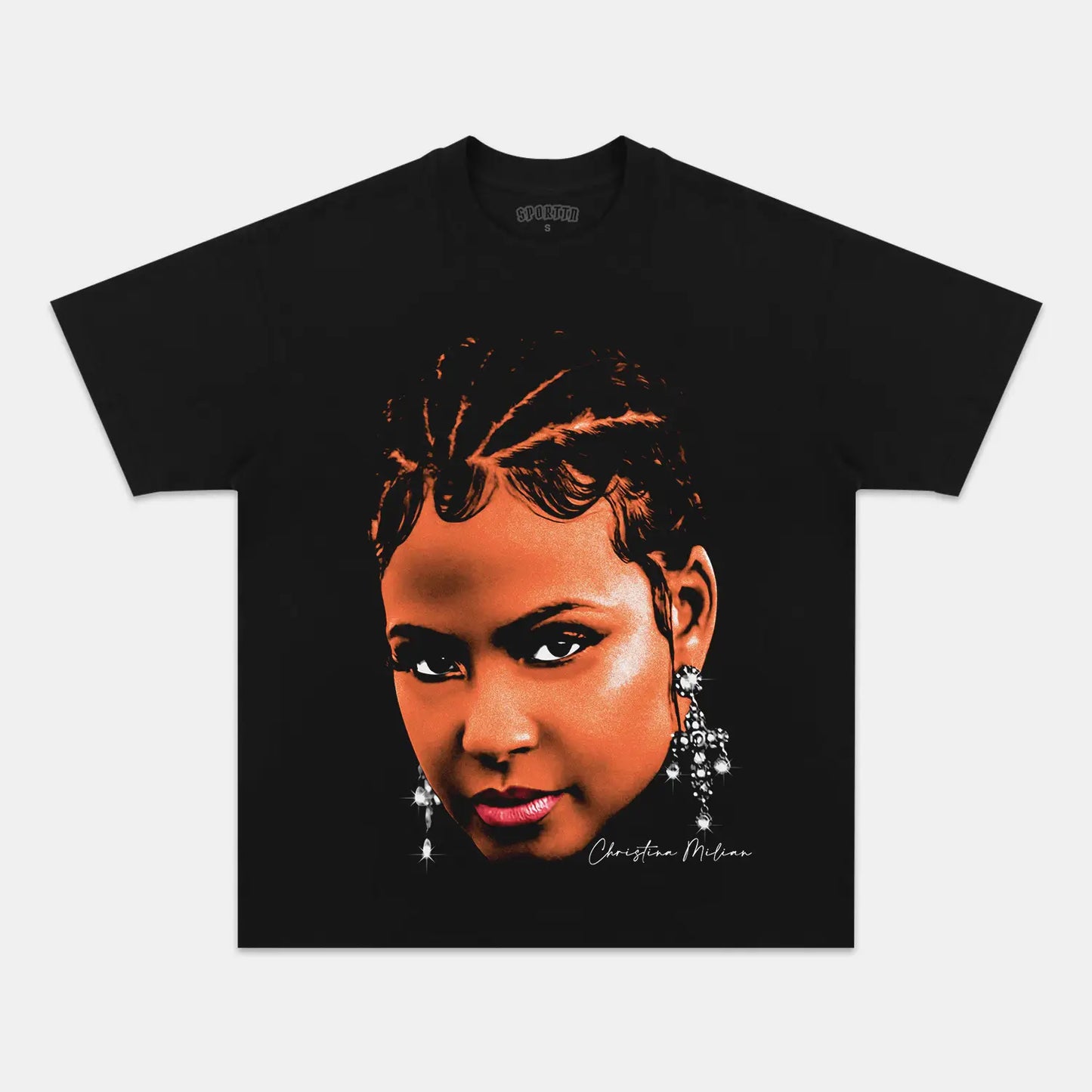 BIG FACE CHRISTINA MILIAN  2 TEE