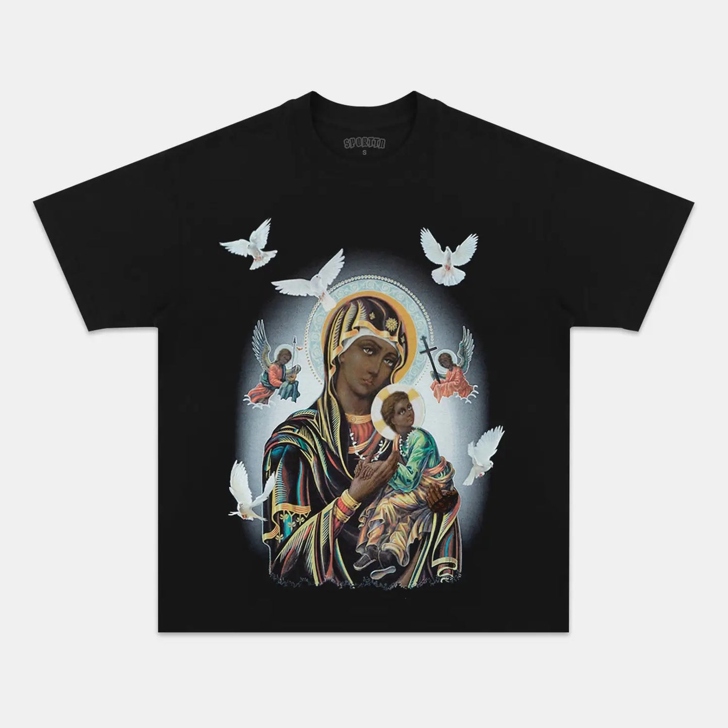 BLACK MADONNA AND CHILD TEE