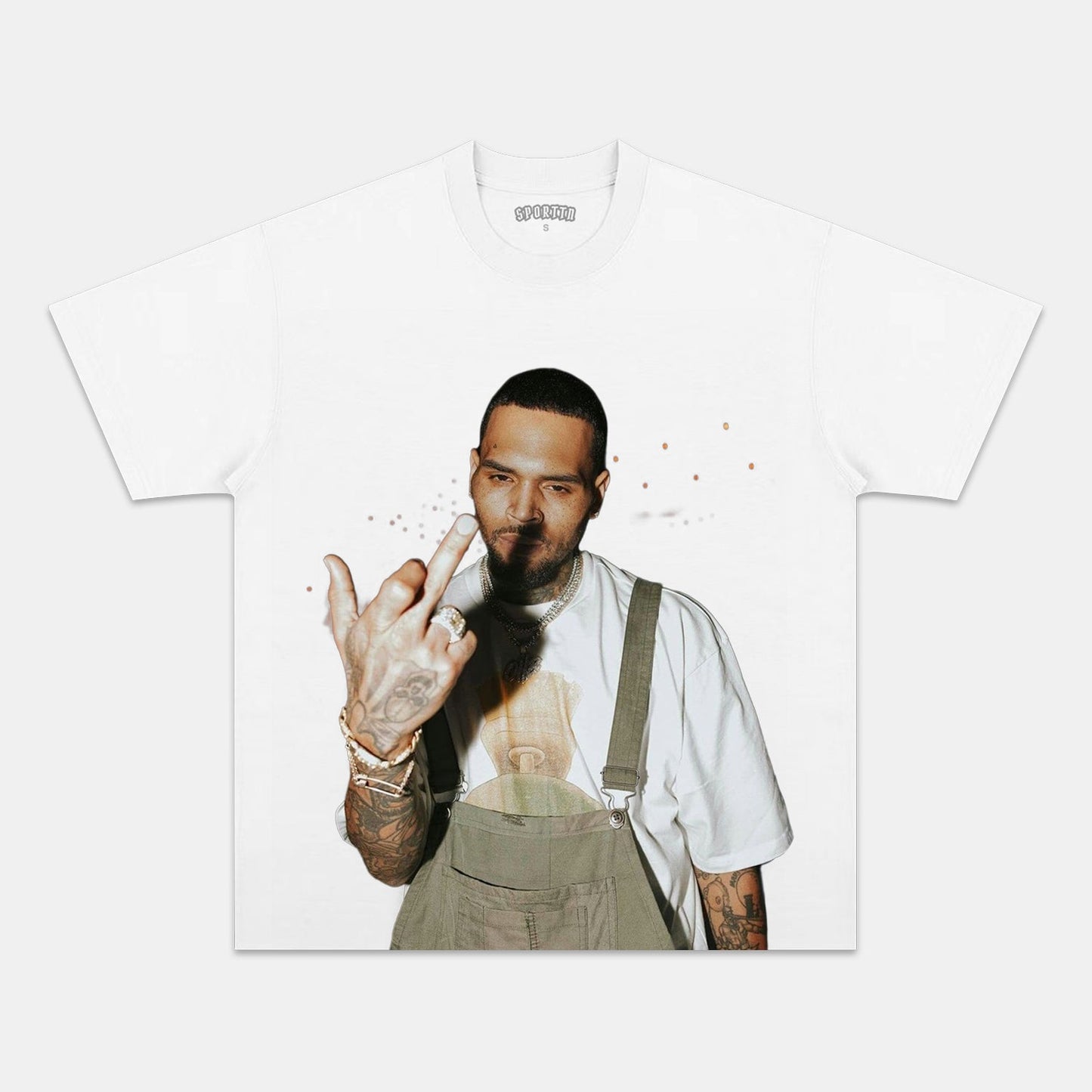 BIG FACE CHRIS BROWN TEE