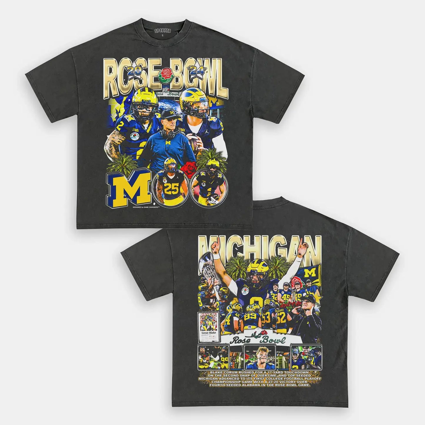 MICHIGAN - ROSE BOWL TEE - [DS]