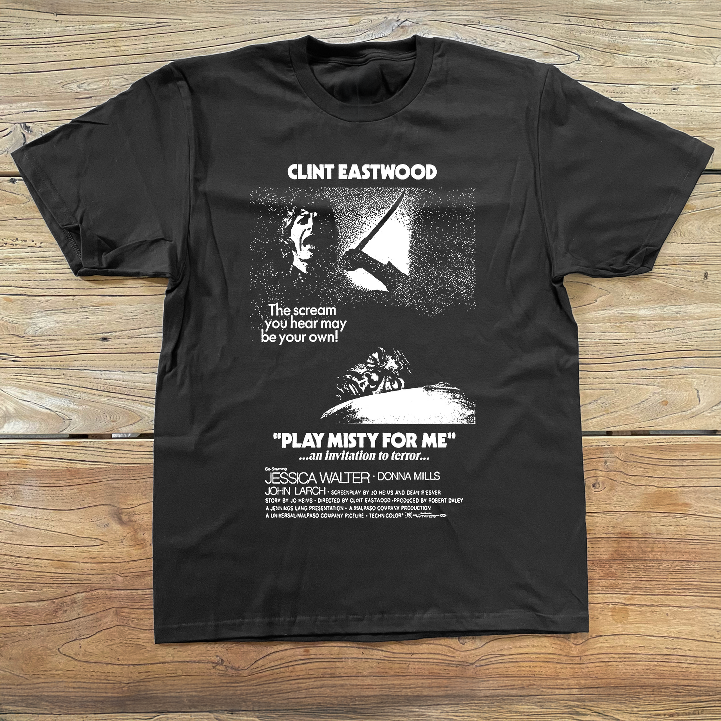 PLAY MISTY FOR ME PROMO T-SHIRT