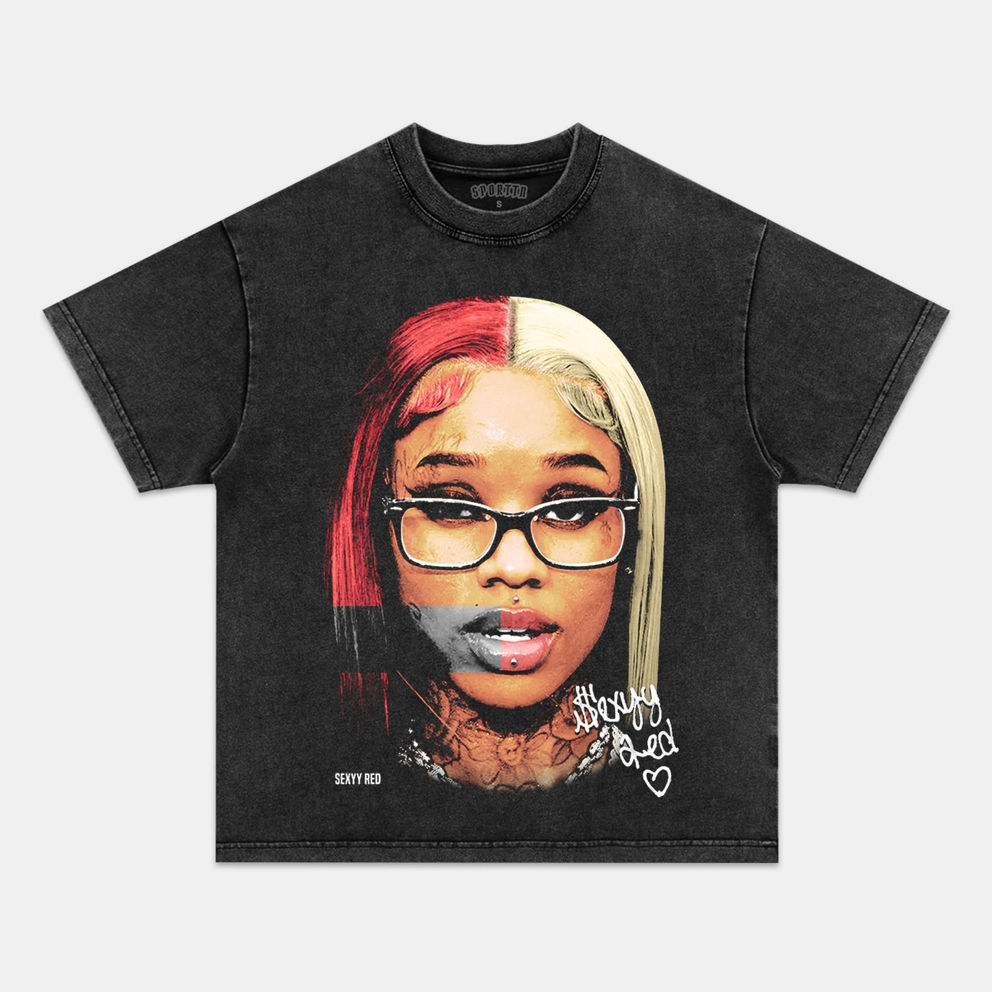 SEXYY RED BIG FACE  TEE