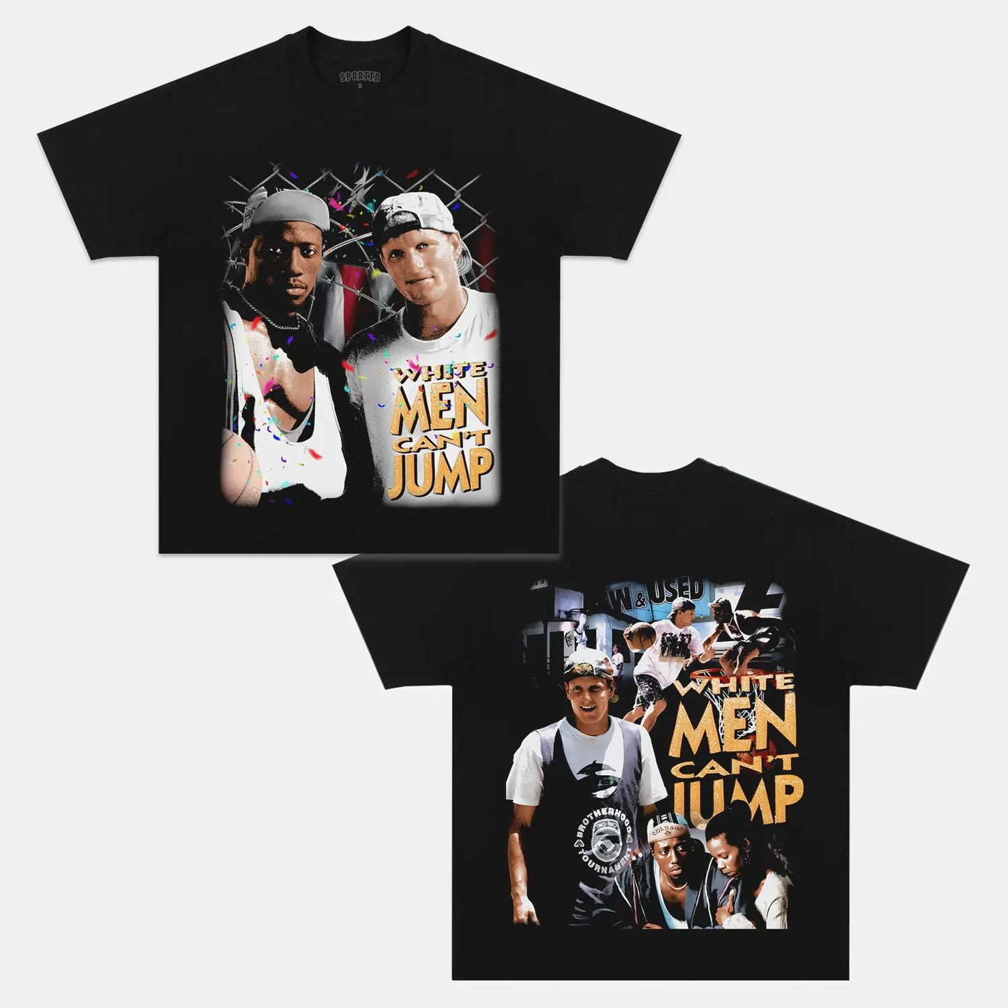 WHITE MEN CANT JUMP TEE