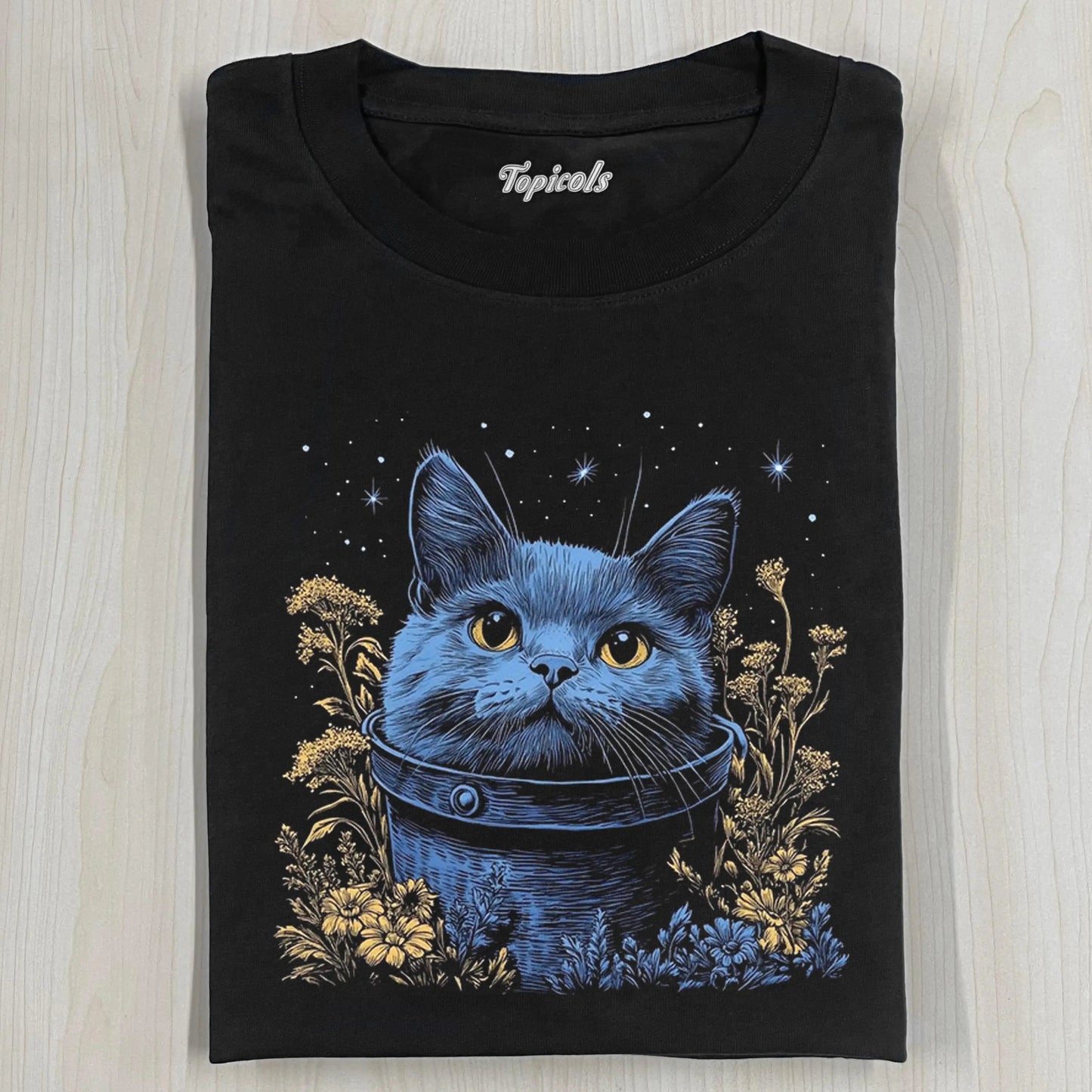 BLUE CAT TEE