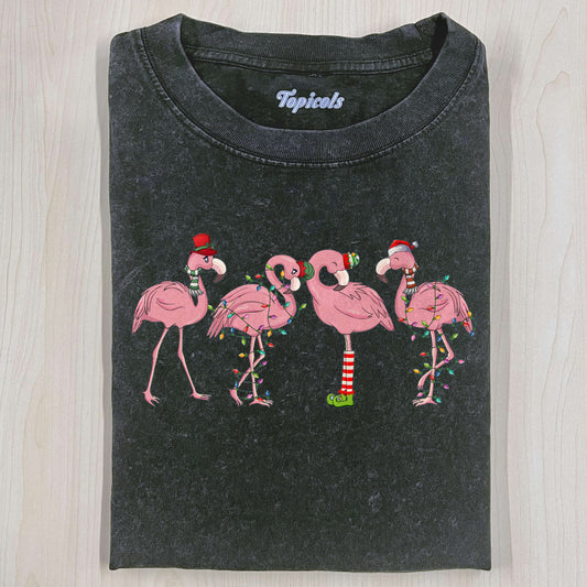 FLAMINGO CHRISTMAS SHIRT