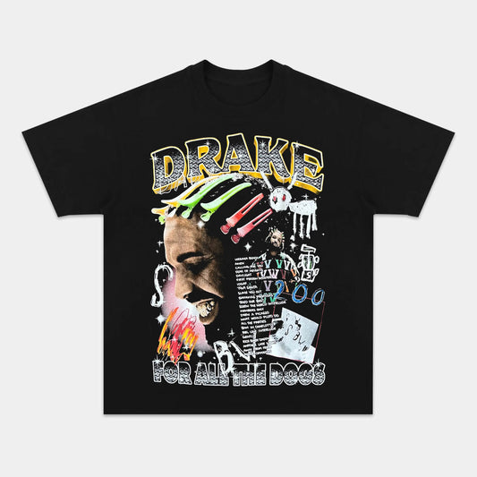 Drake For All My Dogs Bling Graphic Tee